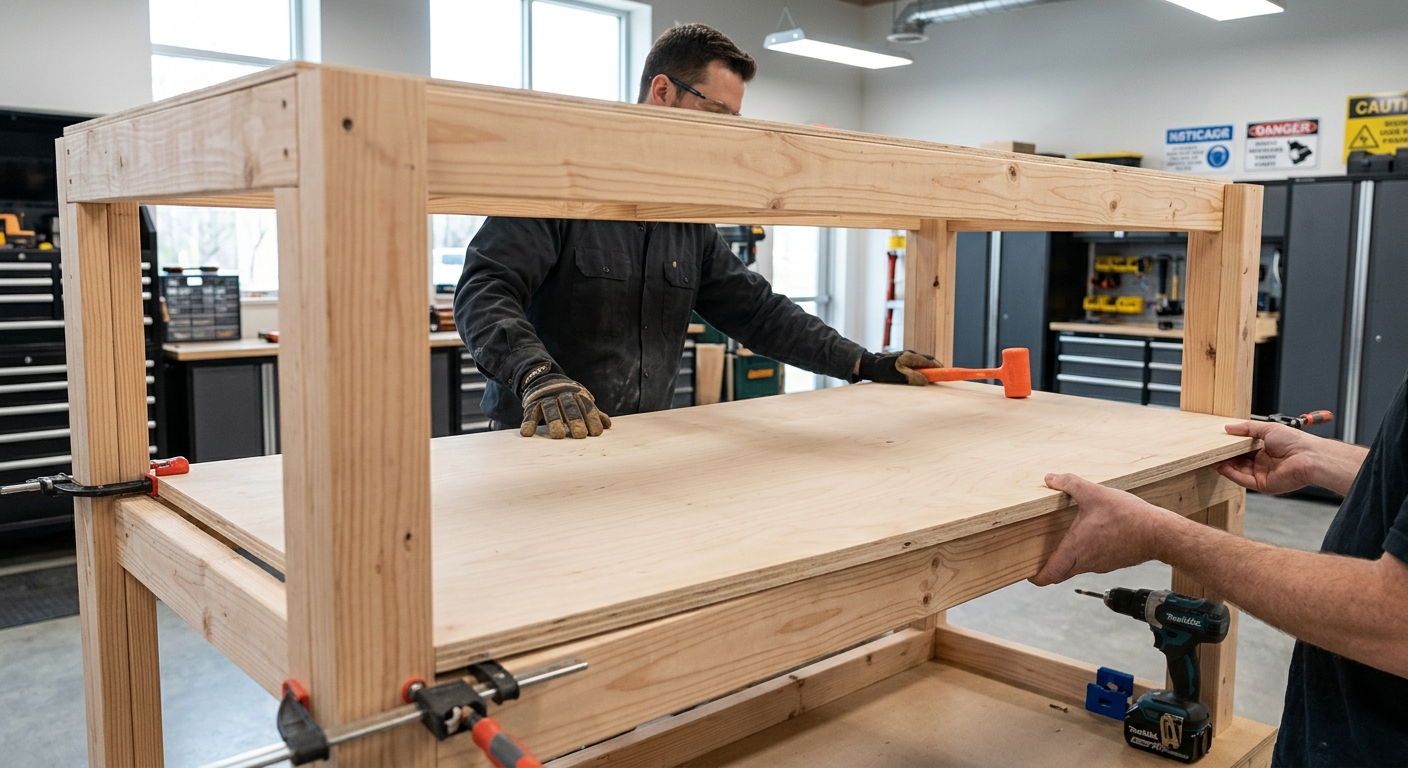 Step 2  –  Install the Lower Shelf