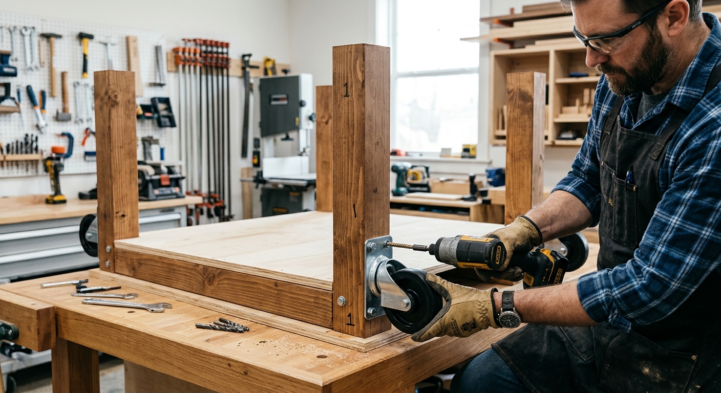 Step 5  –  Add Casters