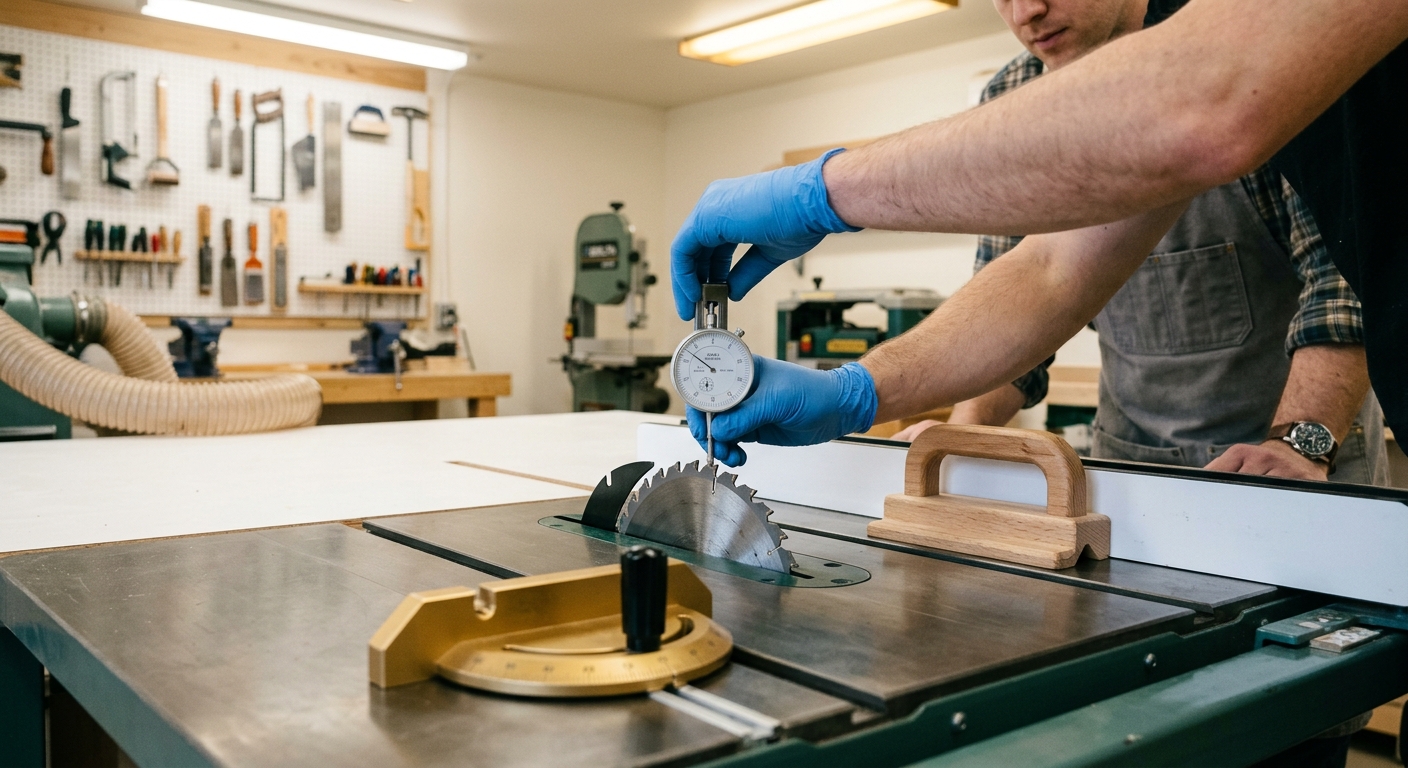 Step 1: Check Blade-to-Miter-Slot Alignment