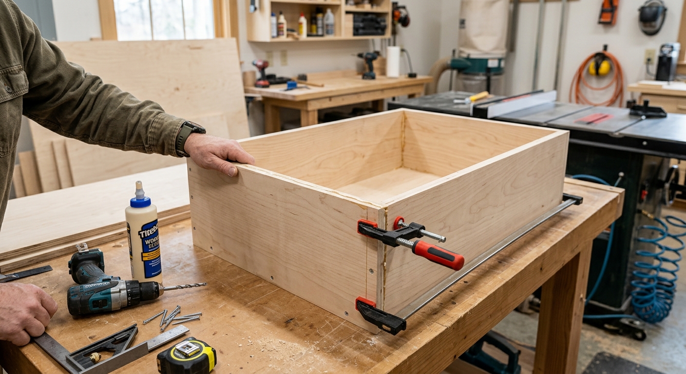 Step 1  –  Build the Sealed Cabinet Box