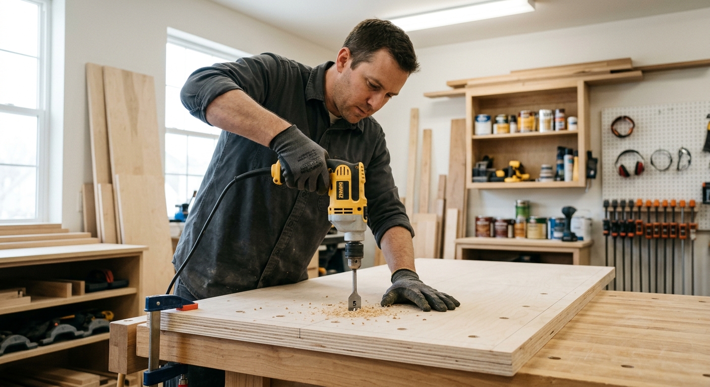 Step 2  –  Build and Drill the Top Panel