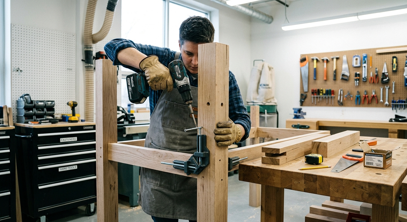 Step 1  –  Build the Bench Structure