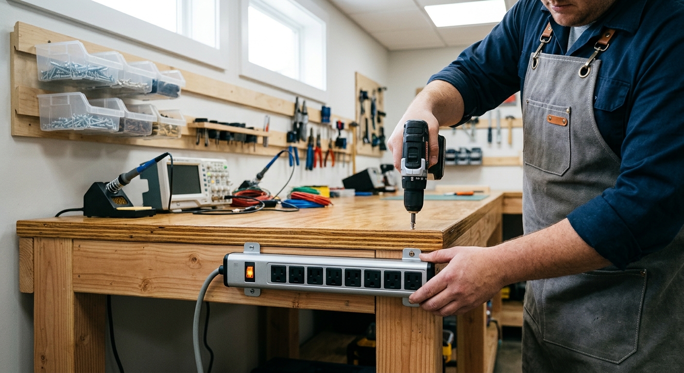 Step 3  –  Mount the Power Strip
