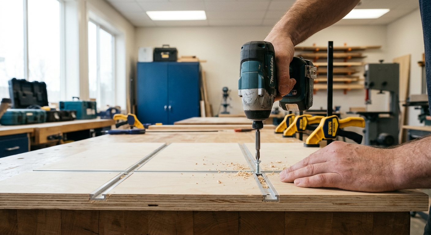 Step 2  –  Install T-Track