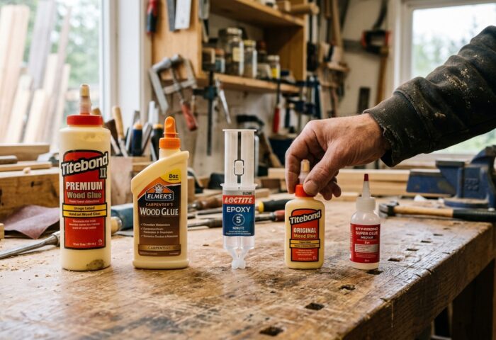 How to Select and Use Wood Glue — PVA, Epoxy, CA Explained