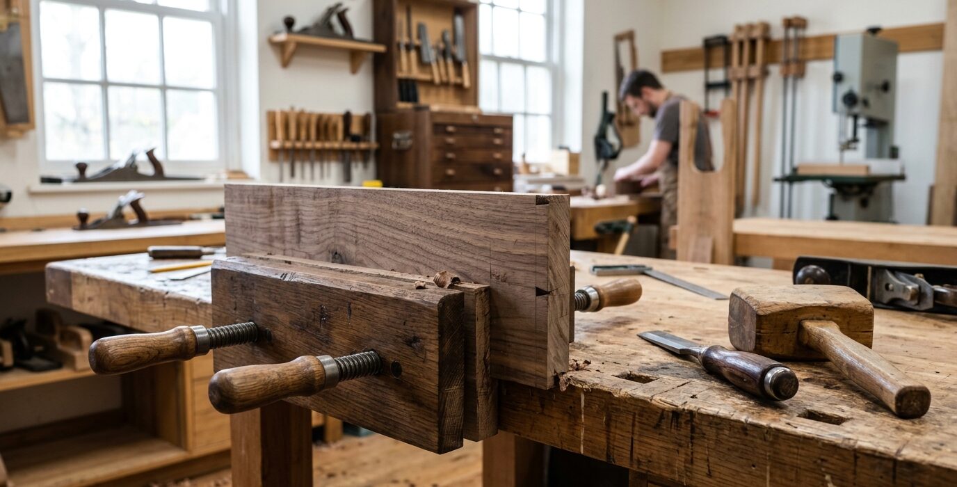 Build a Workbench Tail Vise from a Pipe Clamp