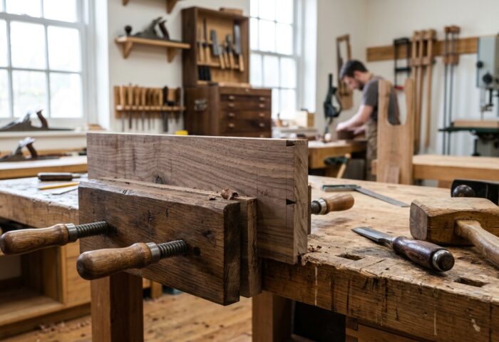Build a Workbench Tail Vise from a Pipe Clamp