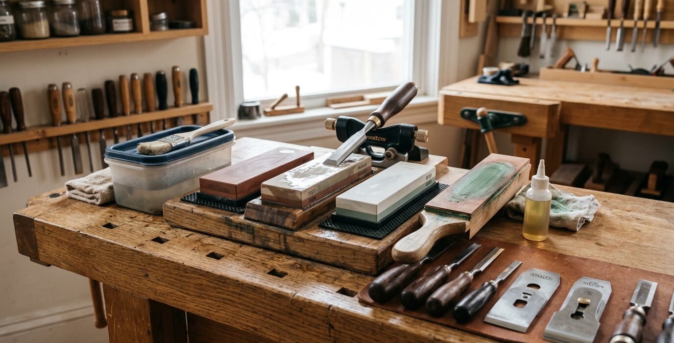 Build a Shop-Made Sharpening Jig Station