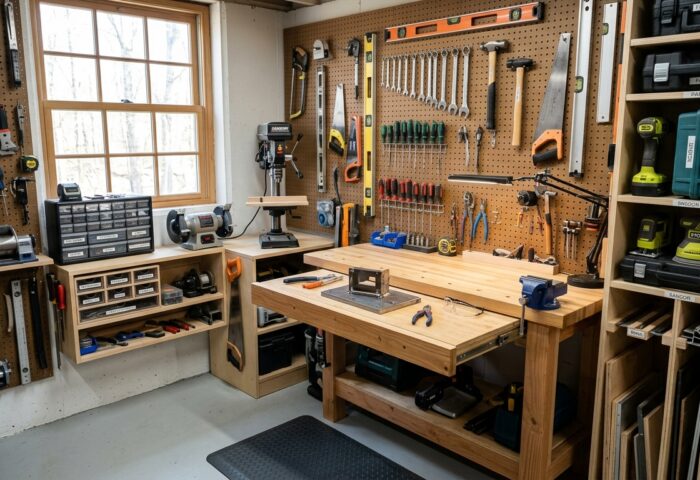 How to Organize a One-Car Garage Into a Real Workshop