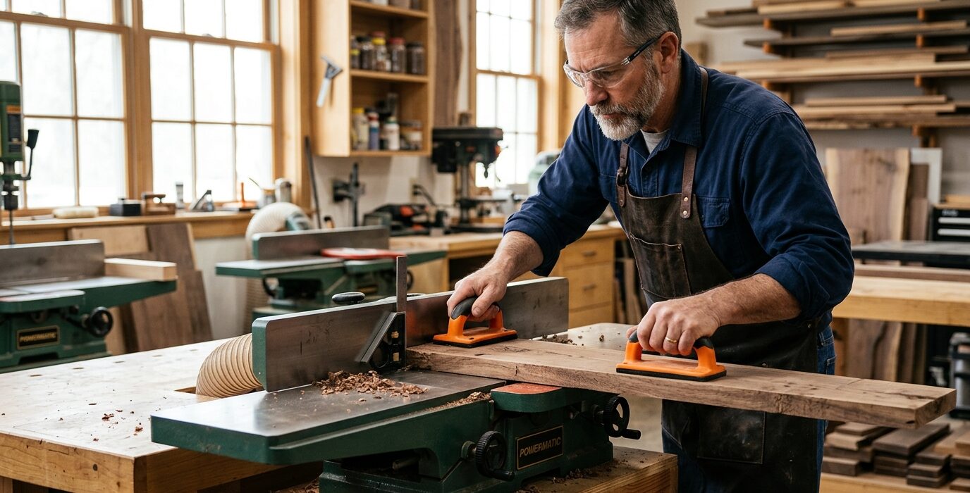 How to Set Up a Jointer for Flat, Square Edges