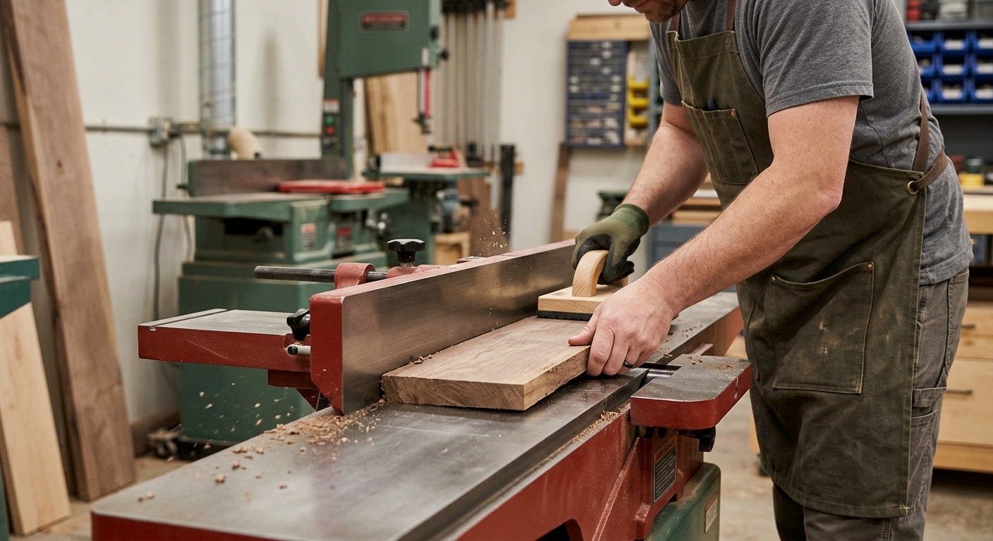 Step 4: Face Joint a Board