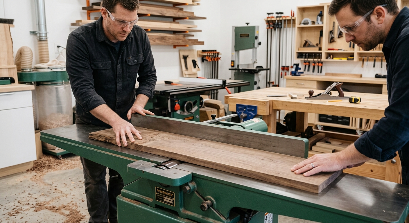 Step 1: Mill the Boards Dead Flat First