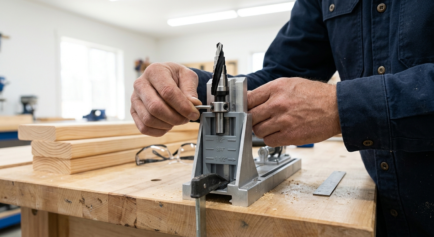 Step 2: Set the Drill Bit Collar Depth