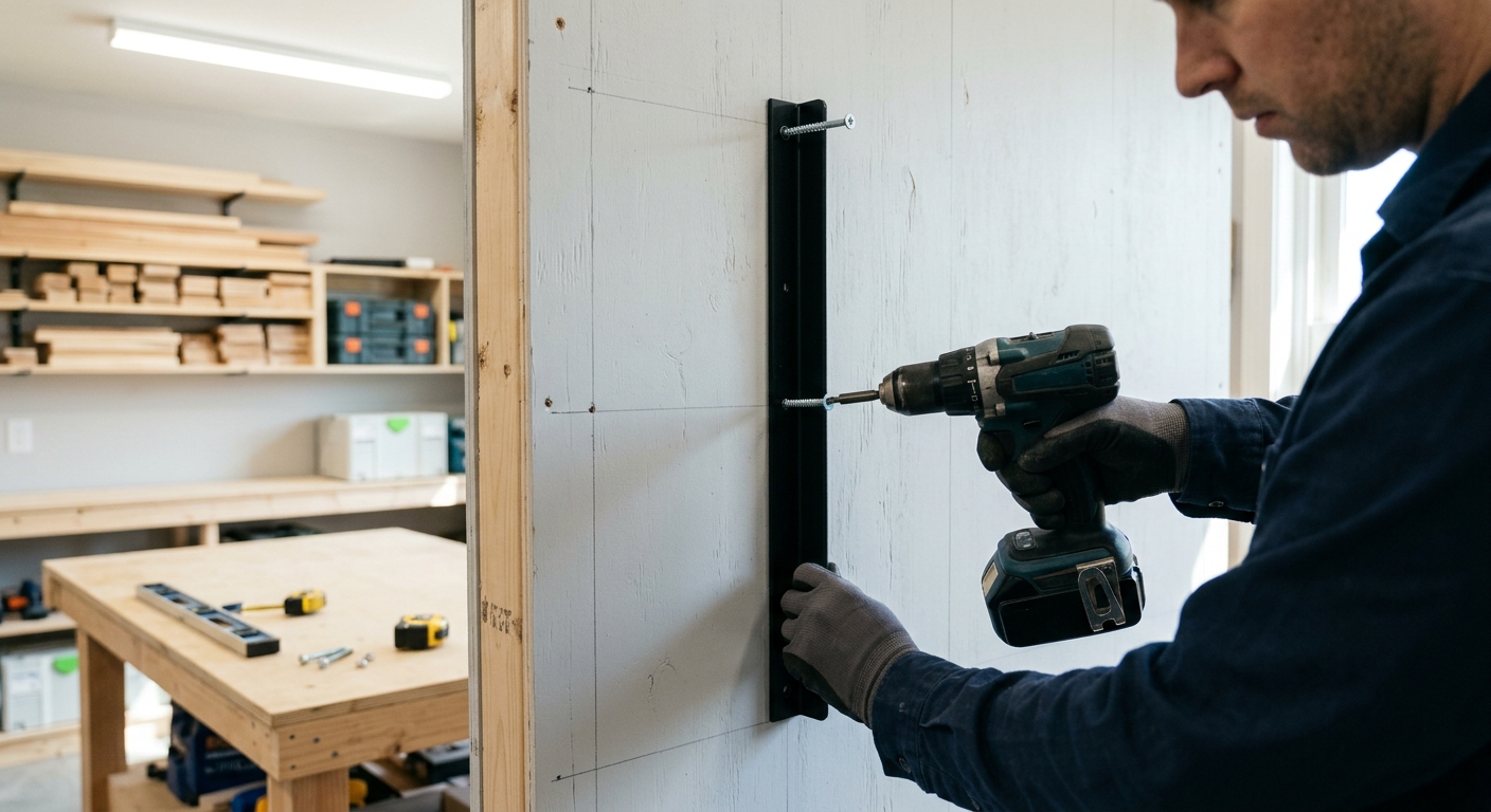 Step 2  –  Install the Wall Brackets