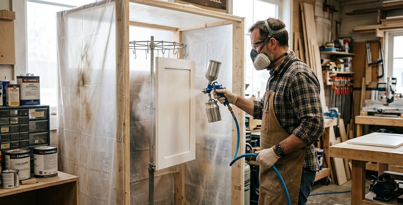 How to Set Up a Spray Finishing Area in Your Shop