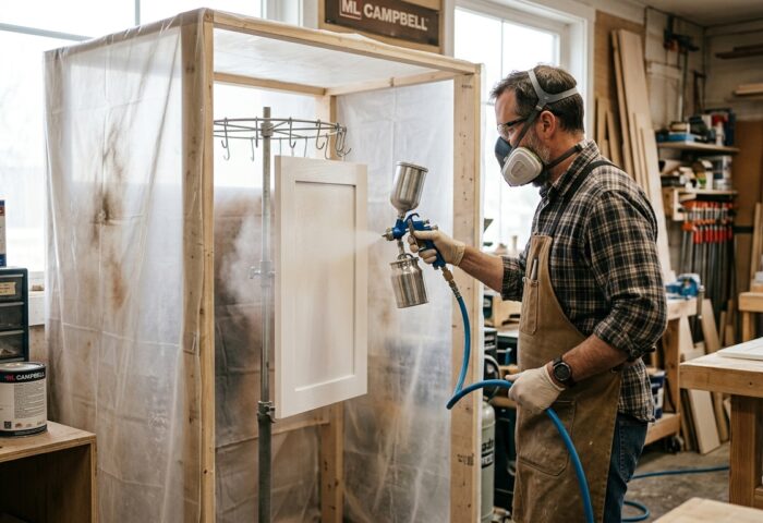 How to Set Up a Spray Finishing Area in Your Shop