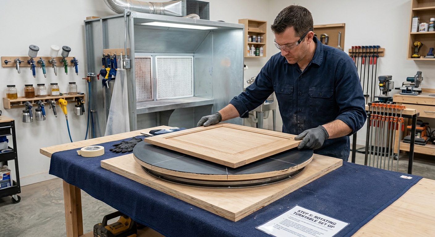 Step 5  –  Set Up a Rotating Turntable