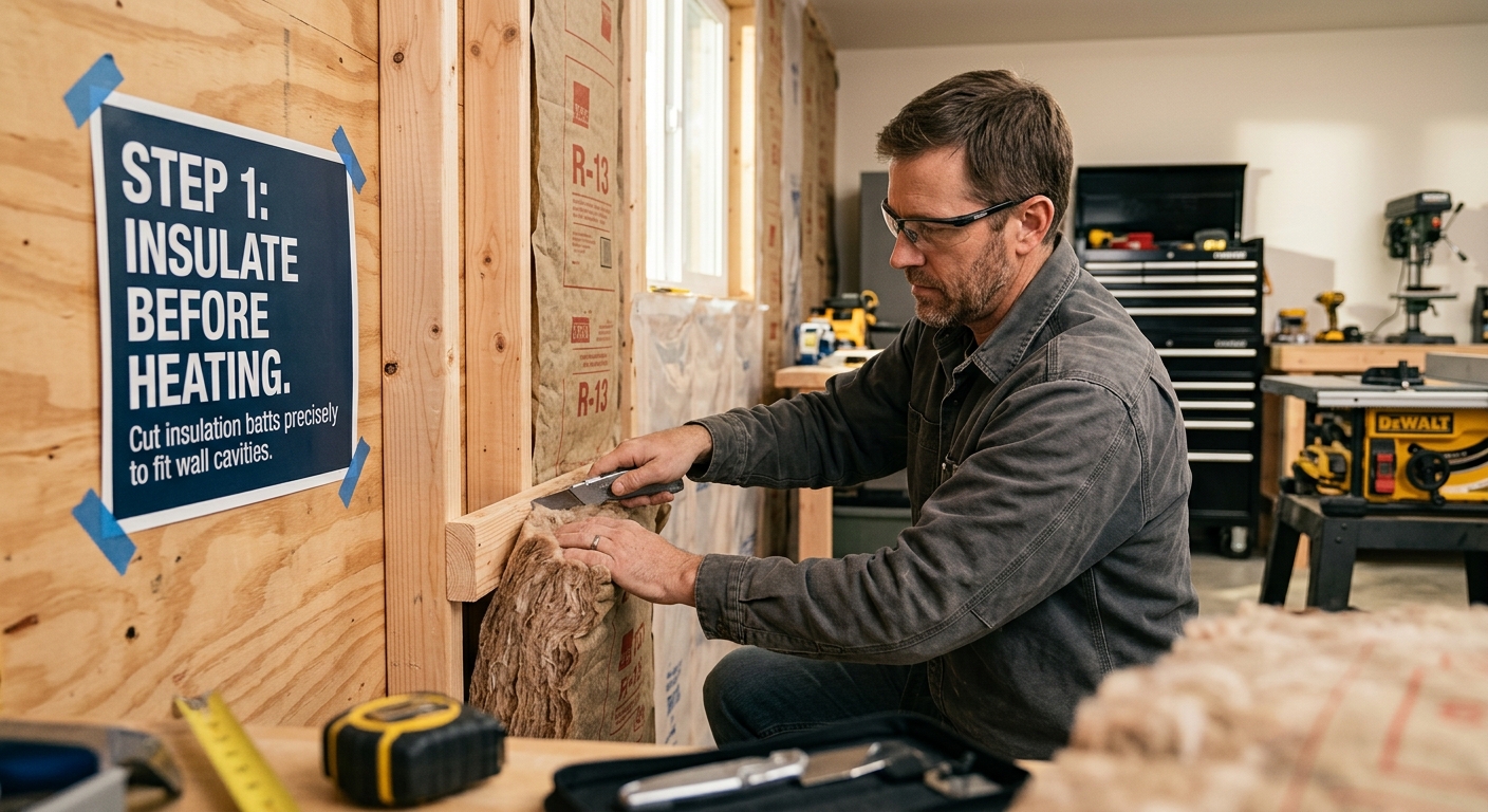 Step 1  –  Insulate Before Heating