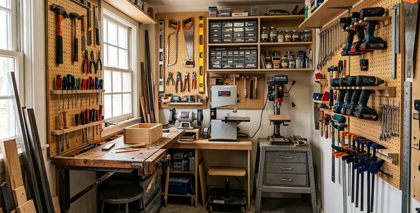 Best Space-Saving Tool Combinations for Small Shops