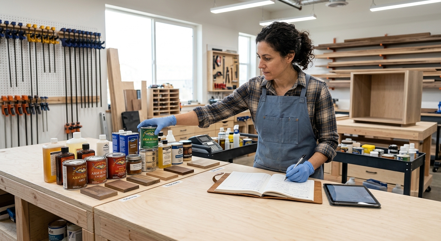 Step 1  –  Do a Full Finishing Supply Inventory