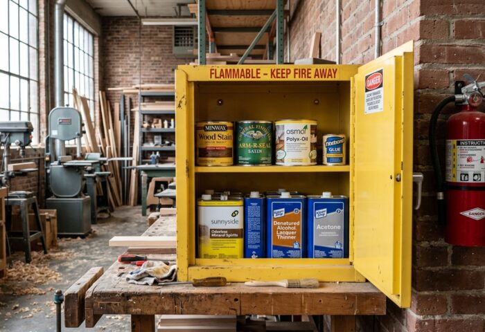 How to Create a Safe Chemical Storage Area in the Shop