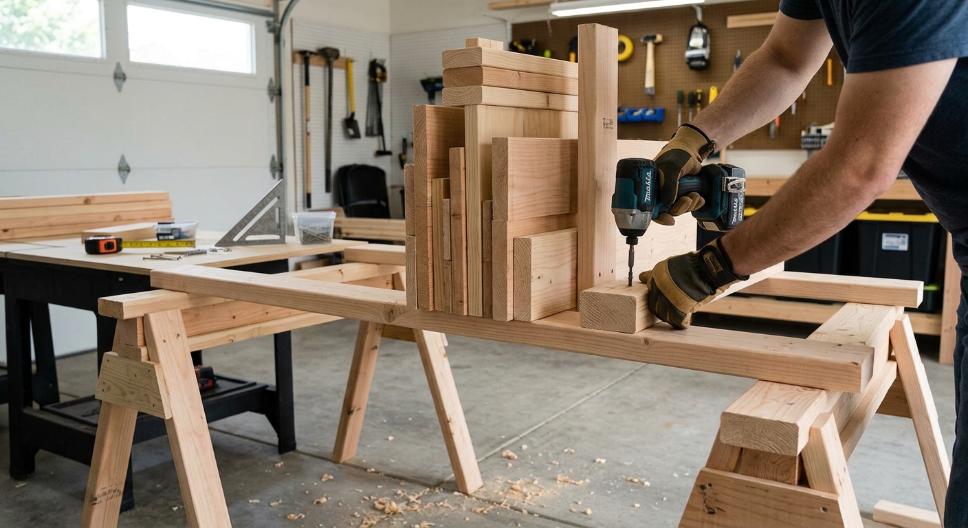 Step 2  –  Build the Drying Stack Off the Floor