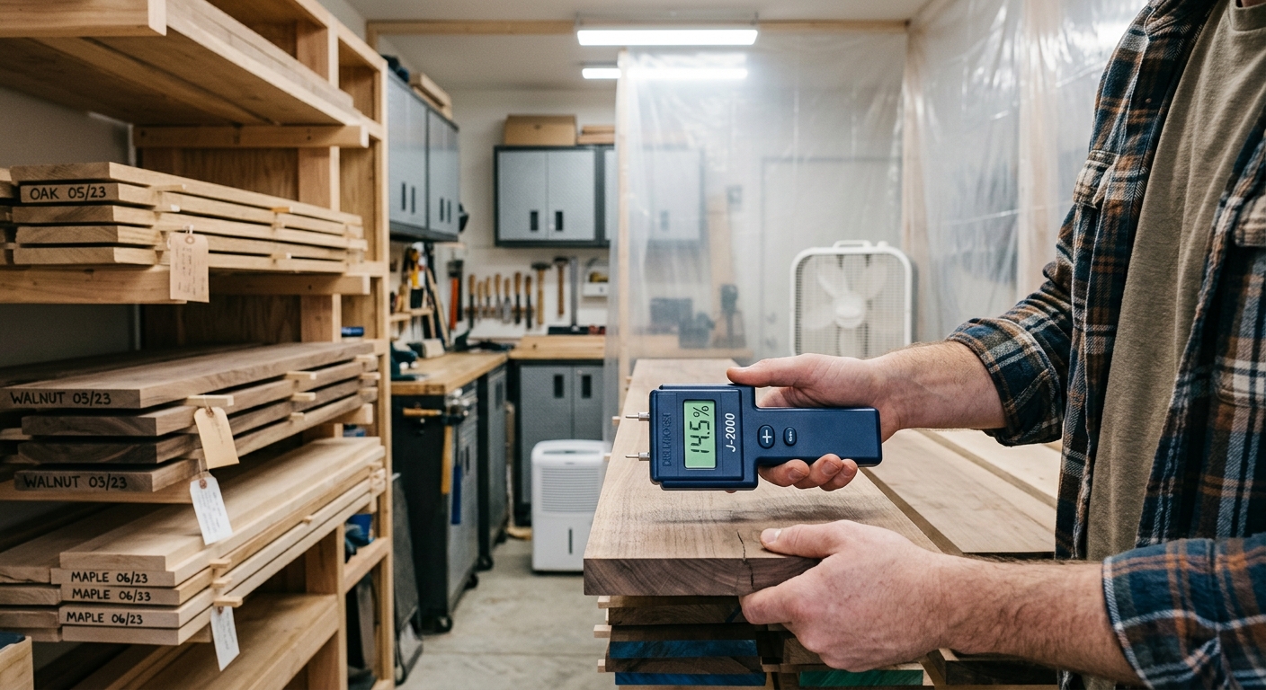Step 5  –  Monitor Moisture Content