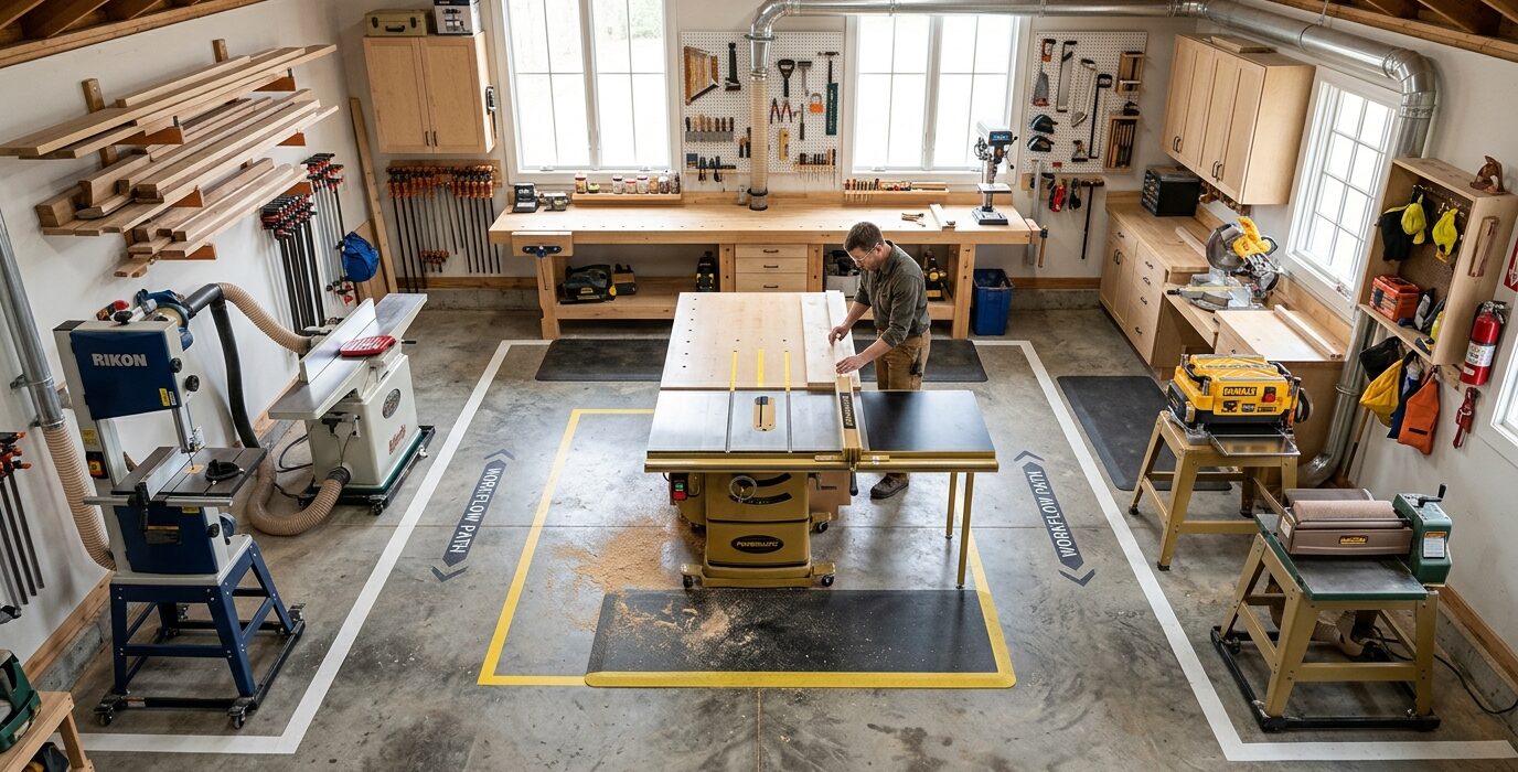 My 2-Car Garage Shop Tour — Layout, Tools, and Lessons Learned
