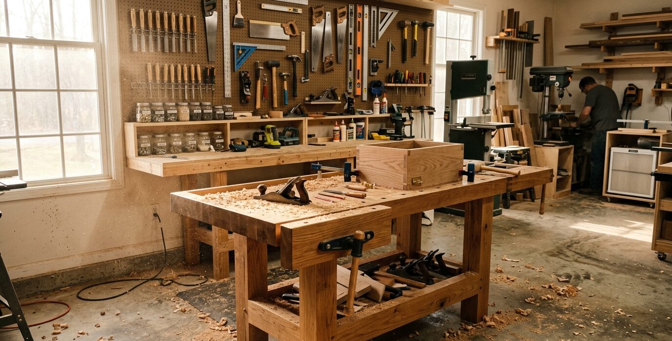 Hand Tool Shop Tour — No Power Tools Required