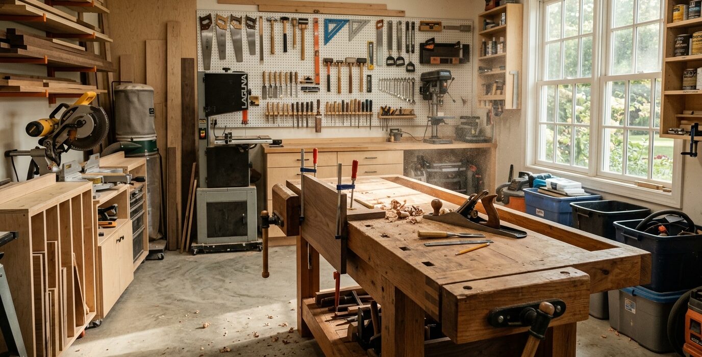 The 1-Car Garage Shop Tour — Making Every Inch Count