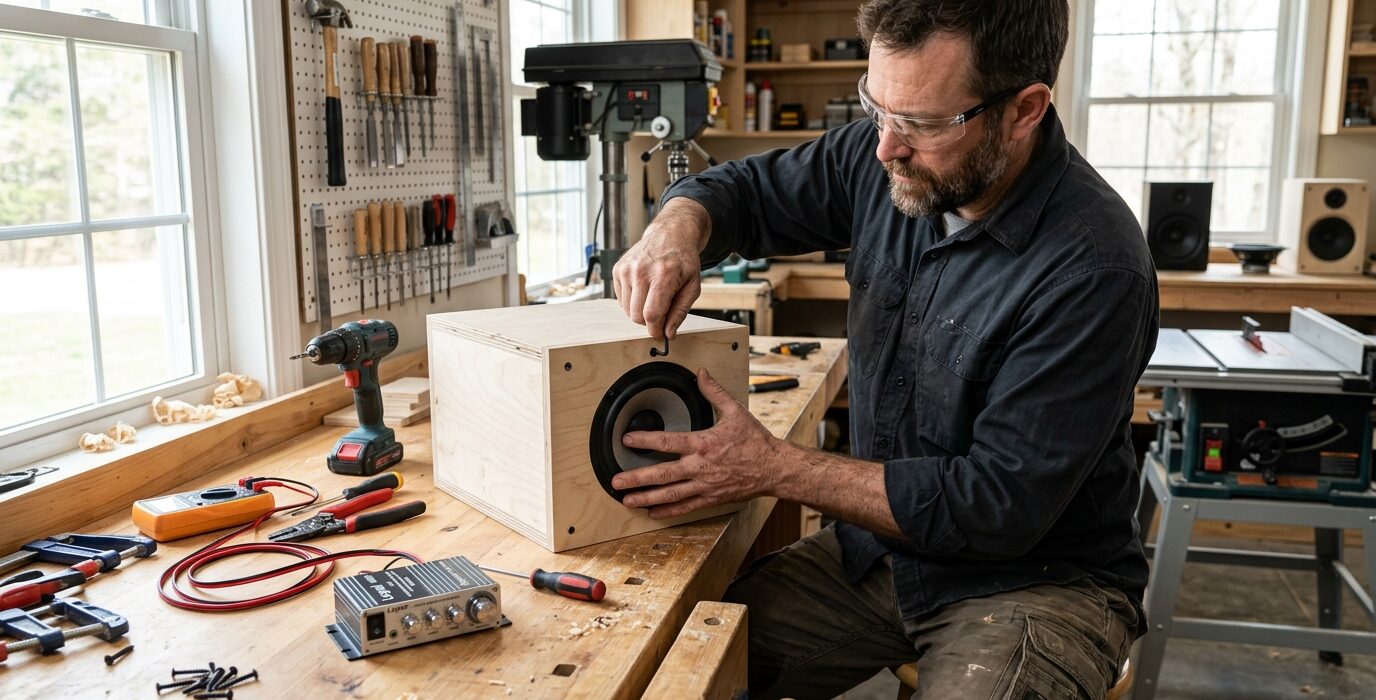 How to Build a Shop Stereo and Speaker Setup