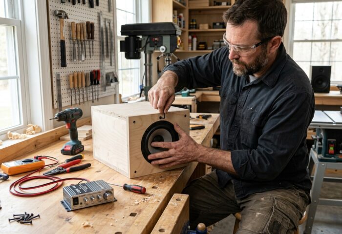 How to Build a Shop Stereo and Speaker Setup