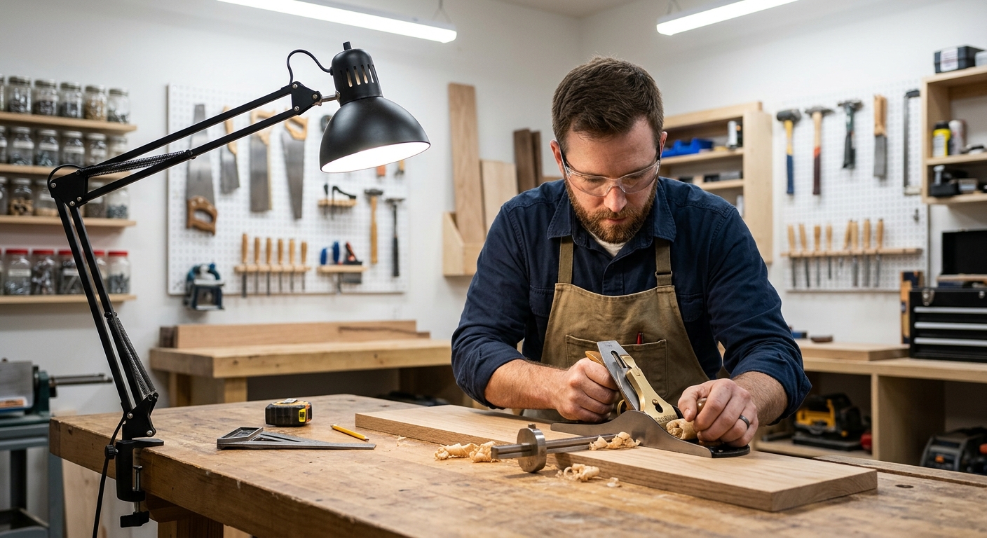 Step 2  –  Add Task Lighting from the Side