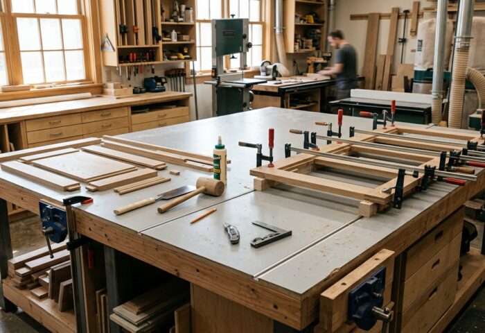 How to Build a Roll-Away Assembly Table for Small Shops