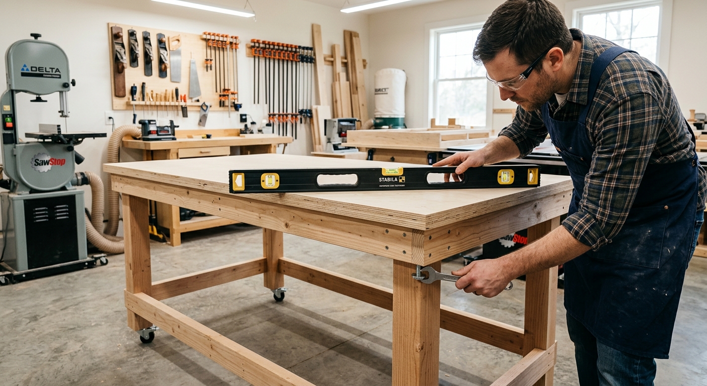 Step 3  –  Build and Level the Top