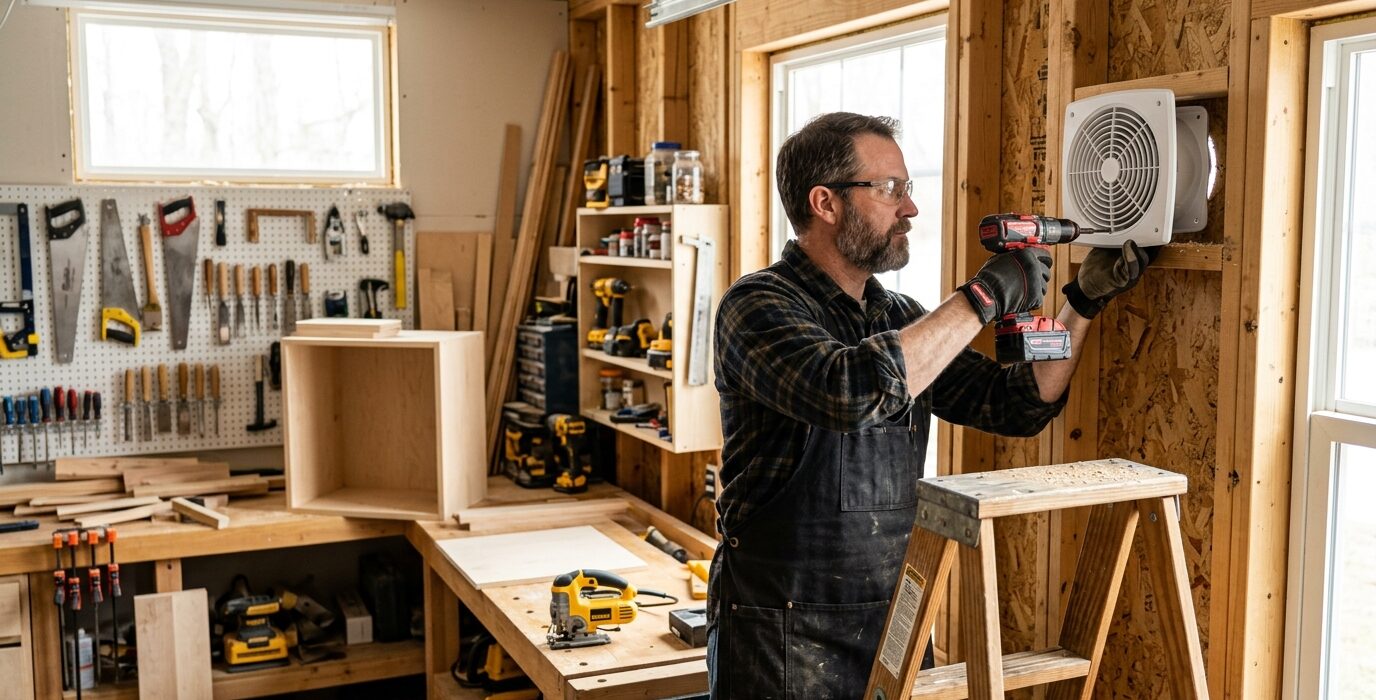 How to Add Ventilation to a Garage Workshop