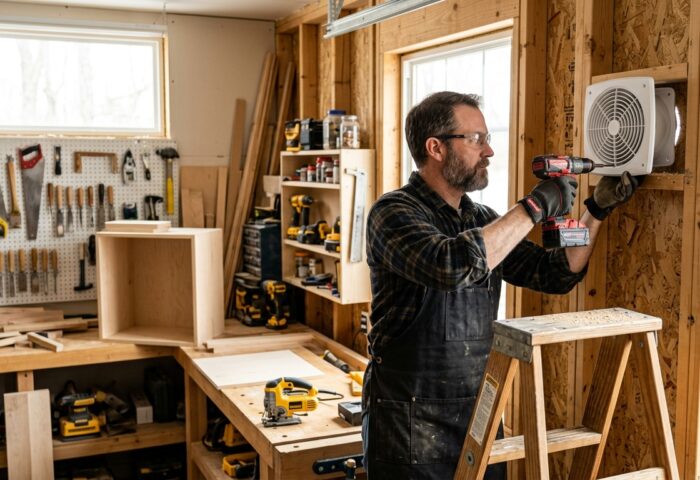 How to Add Ventilation to a Garage Workshop