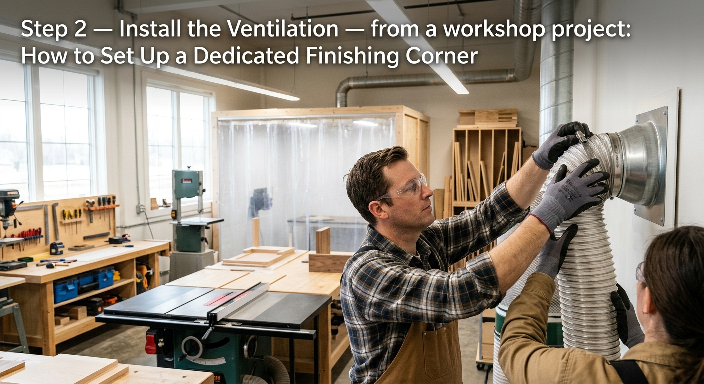 Step 2  –  Install the Ventilation
