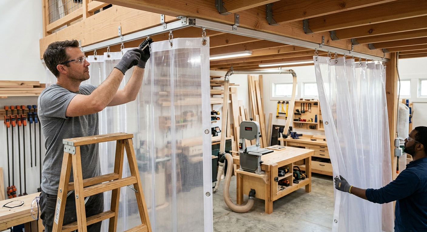 Step 3  –  Hang the Curtain Walls