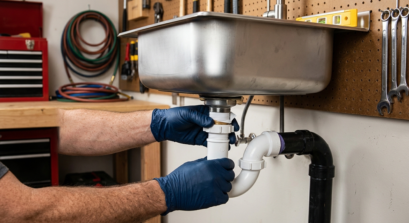 Step 3  –  Install the Drain