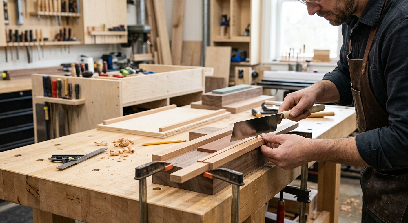 Step 3  –  Build Stone Holders for the Work Surface