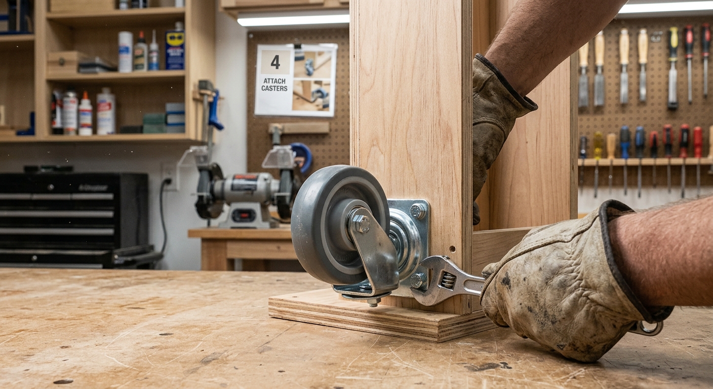 Step 4  –  Add Casters