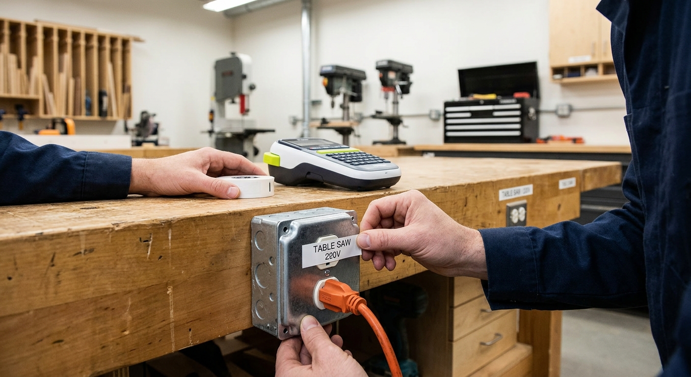 Step 2  –  Label Circuits and Outlets