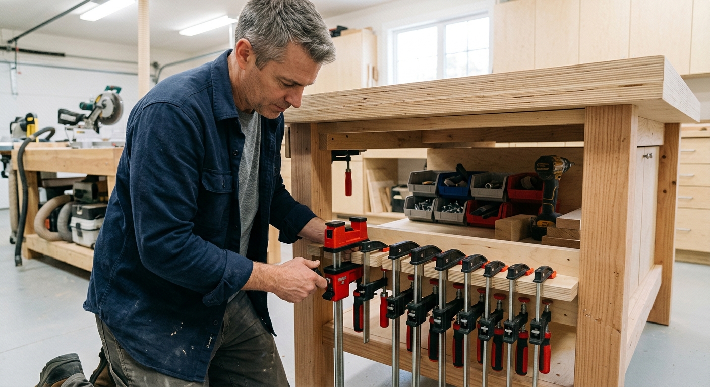 Step 5  –  Store Clamps Below