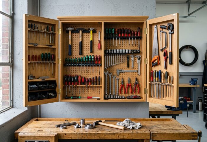Build a Wall-Mounted Hand Tool Cabinet