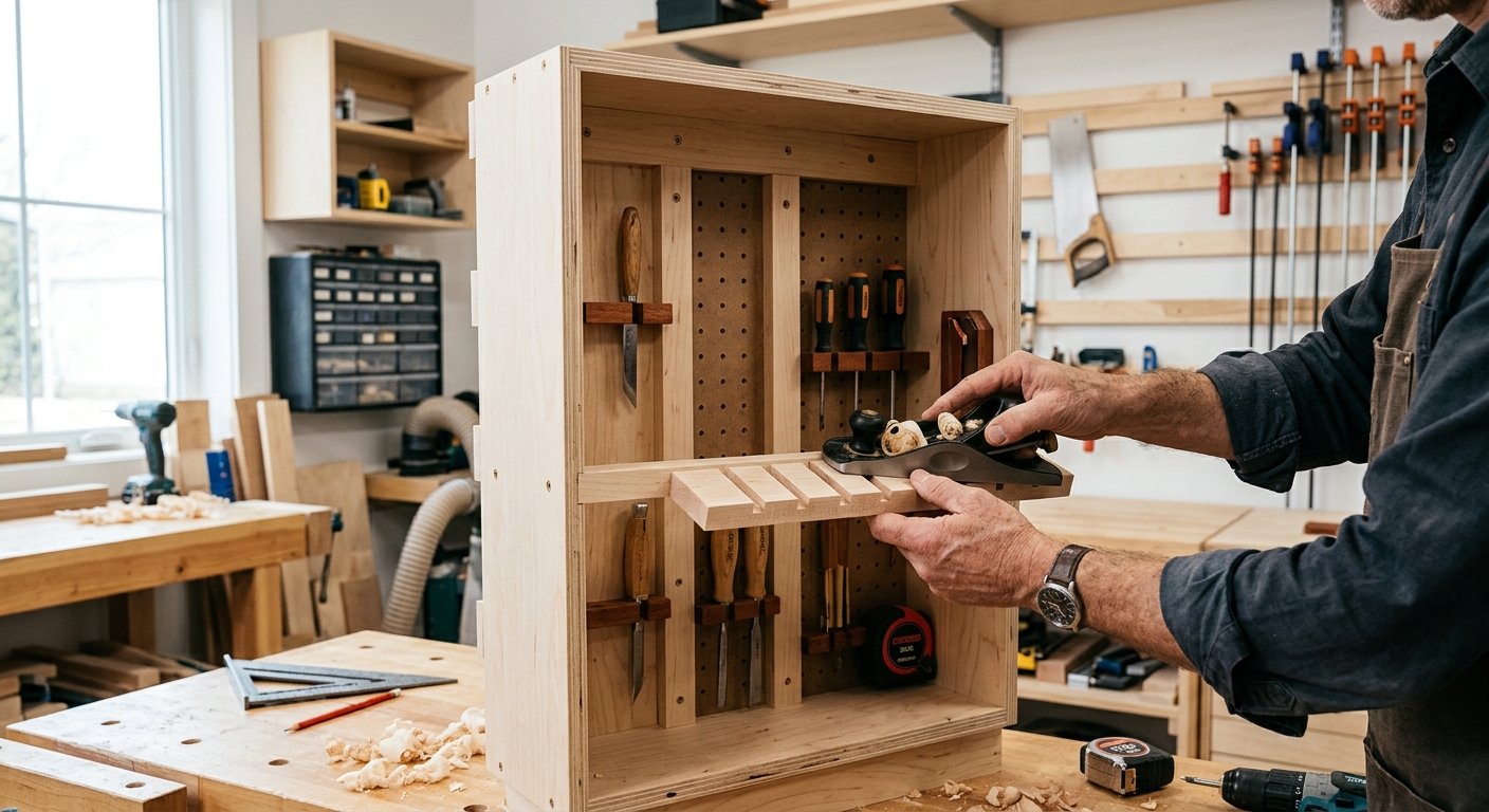 Step 3  –  Build the Interior Tool Holders
