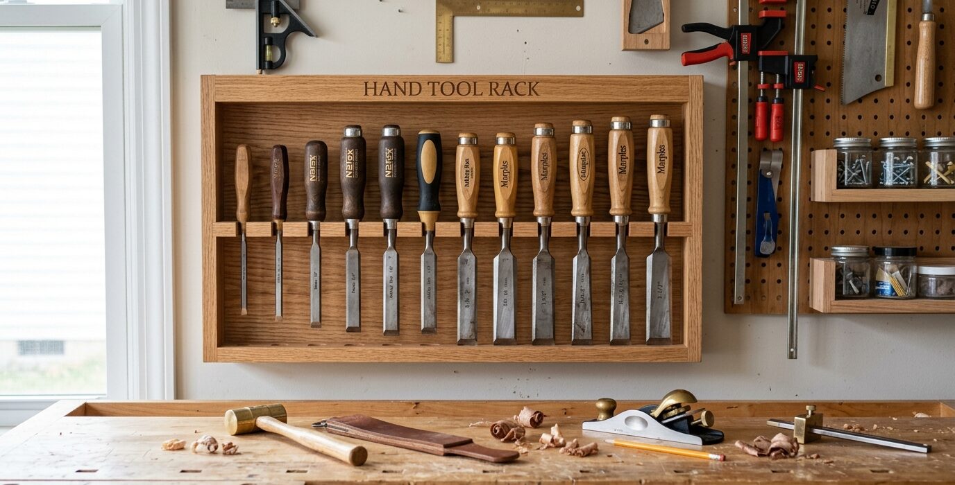 Build a Chisel Rack for the Workshop Wall