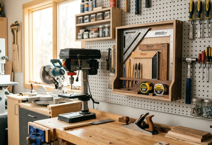 Build a Tape and Square Holder for the Wall