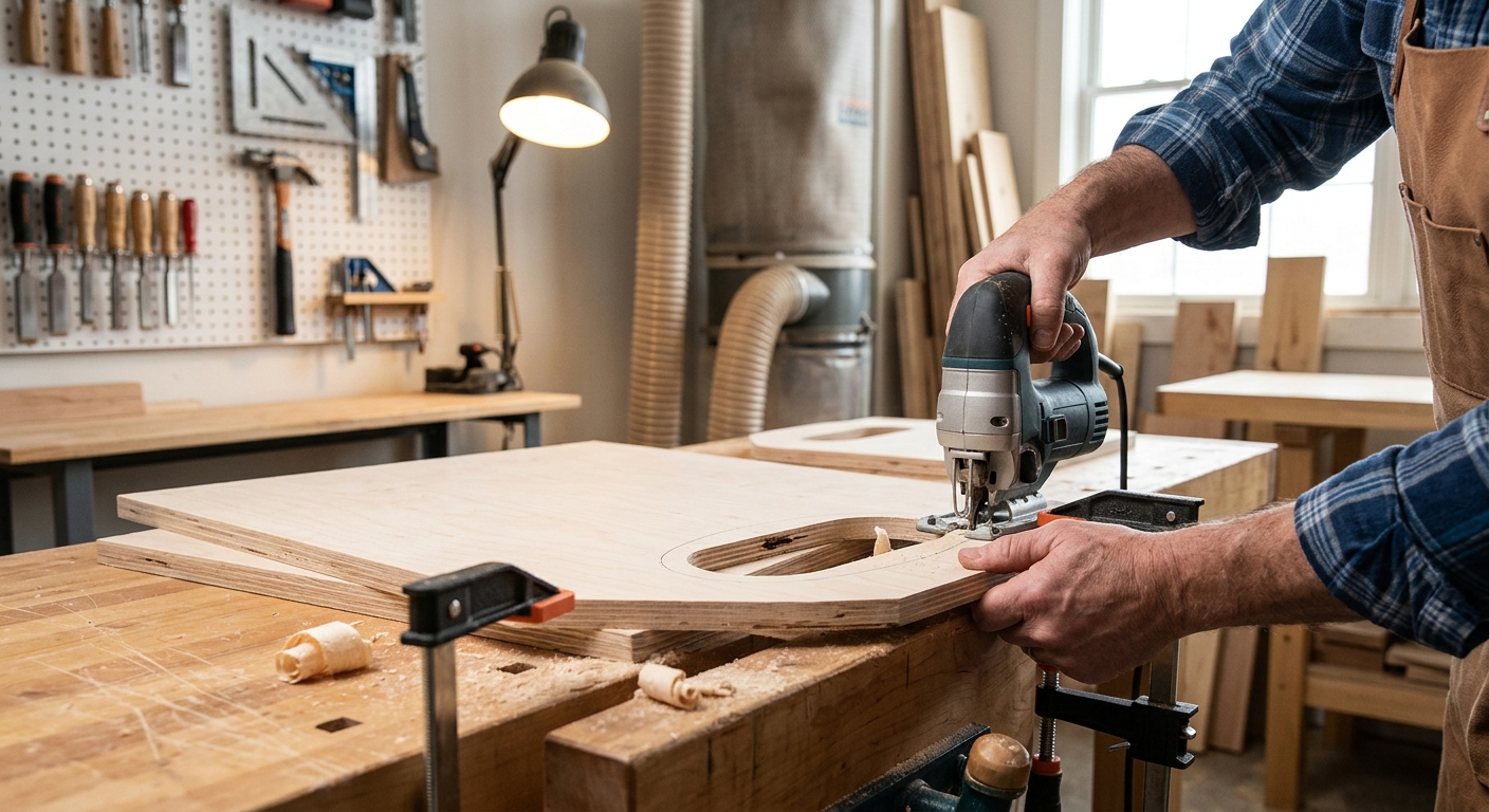 Step 2  –  Cut the Handle Hole
