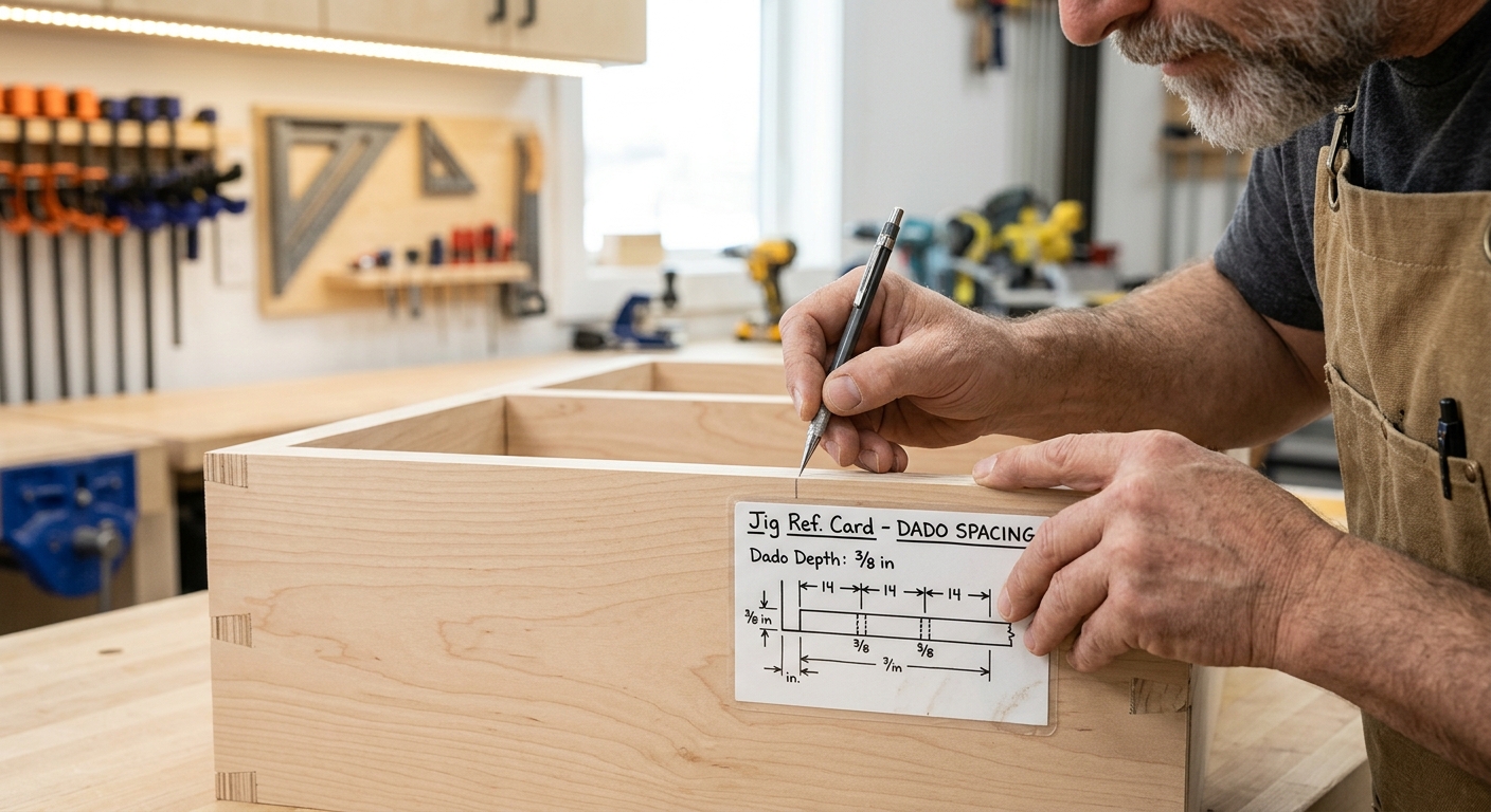 Step 4  –  Add a Jig Reference Card